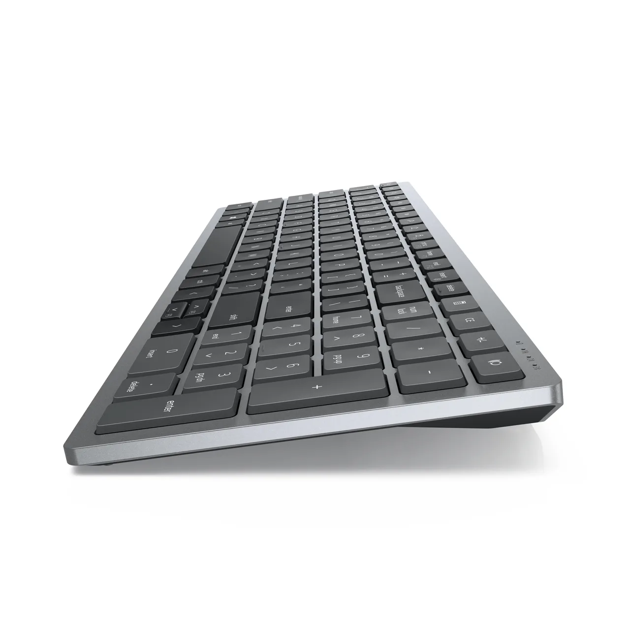 DELL KM7120W keyboard Mouse included Office RF Wireless + Bluetooth QWERTY US International Grey, Titanium