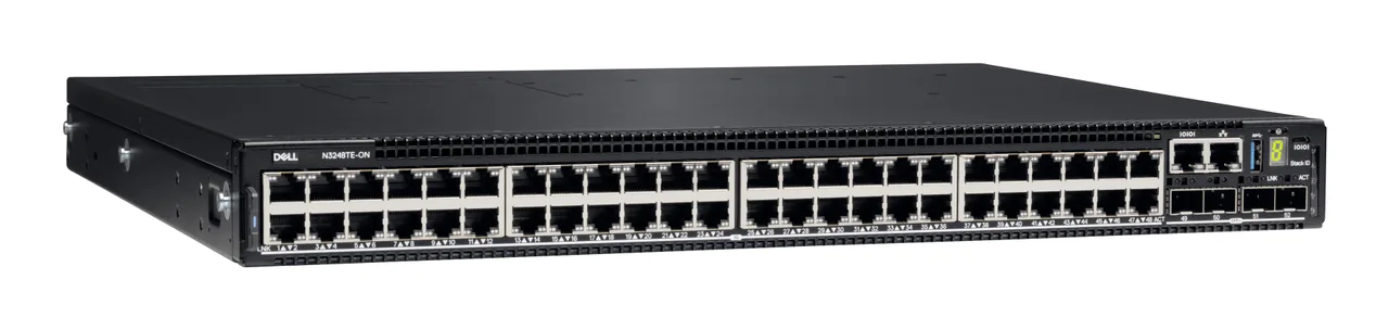 DELL N-Series N3248TE-ON Managed Gigabit Ethernet (10/100/1000) Black