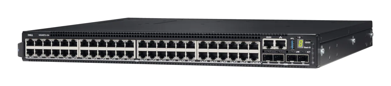 DELL N-Series N3248TE-ON Managed Gigabit Ethernet (10/100/1000) Black
