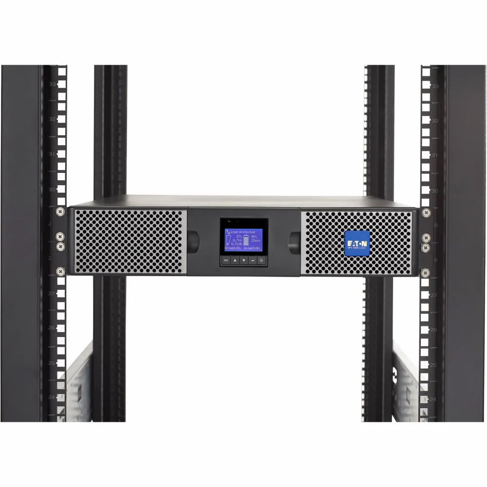 Eaton 9PX 3000i RT2U Li-Ion uninterruptible power supply (UPS) Double-conversion (Online) 3 kVA 2400 W 10 AC outlet(s)