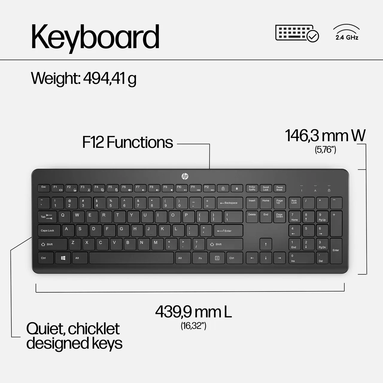 HP 230 Keyboard & Mouse — photo 4