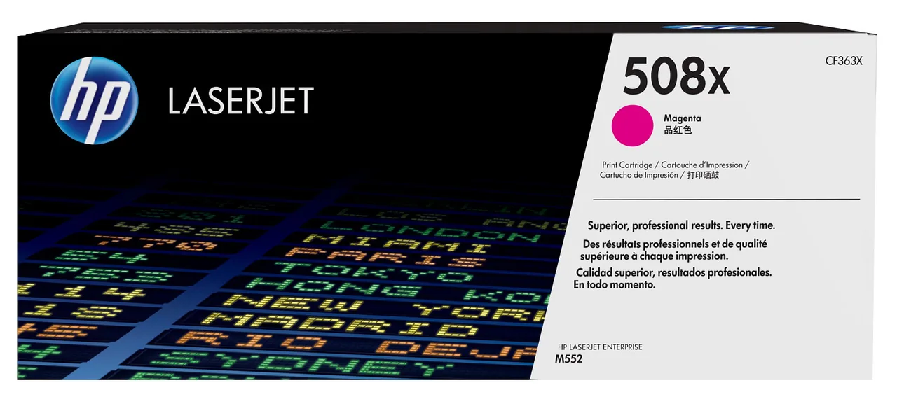 HP 508X High Yield Magenta Original LaserJet Toner Cartridge