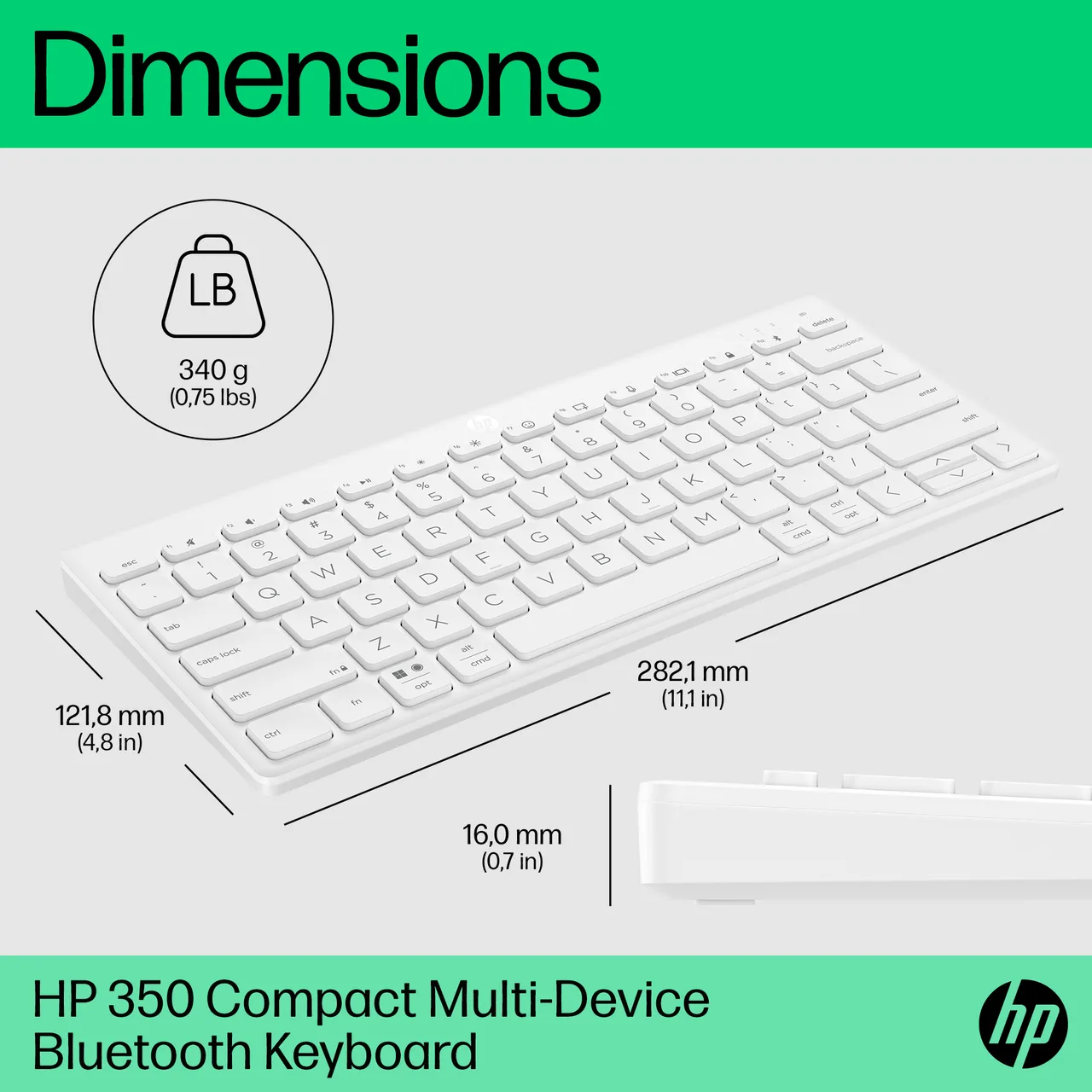 HP Compact 350 Keyboard — photo 5