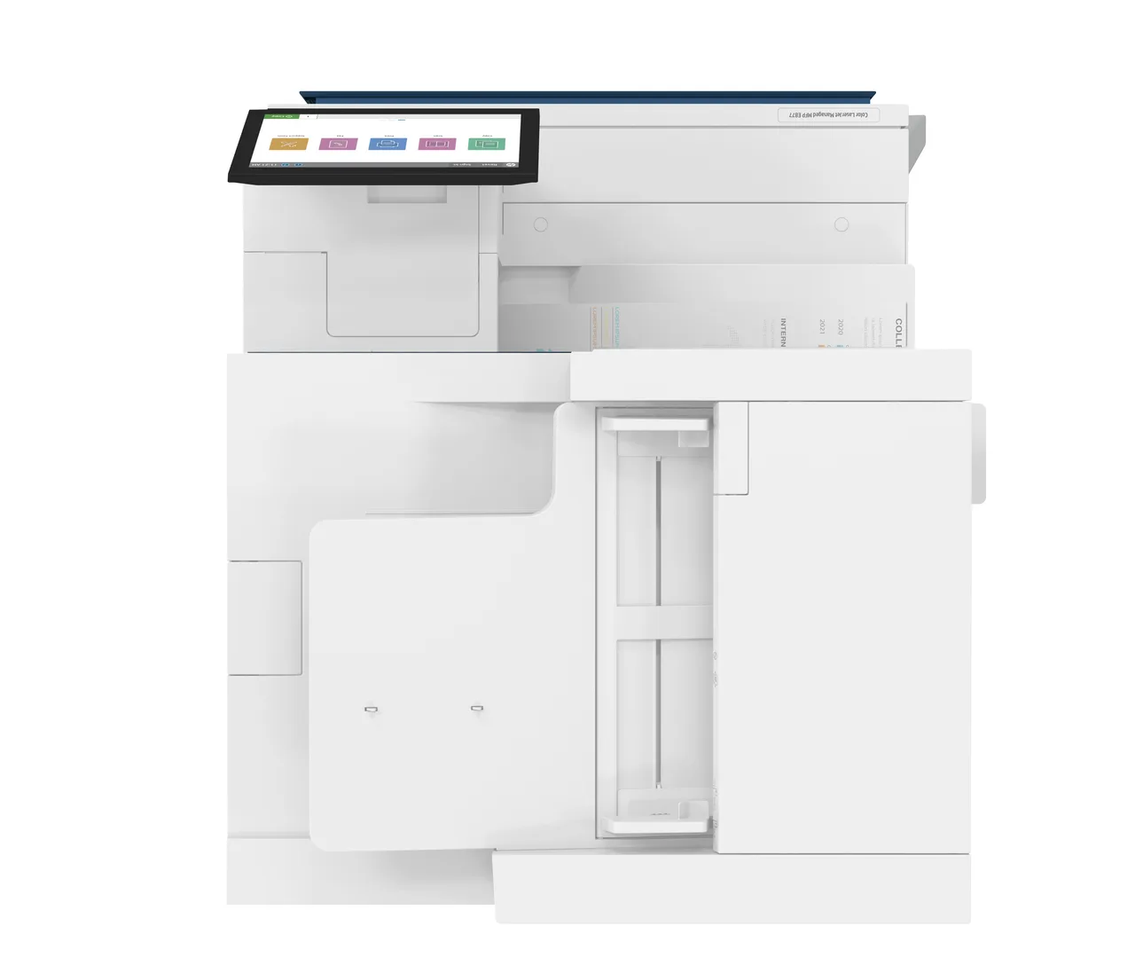 HP Color LaserJet Managed LaserJet E877dn Multifunction Color Printer, Only Ethernet; Copier, Scanner