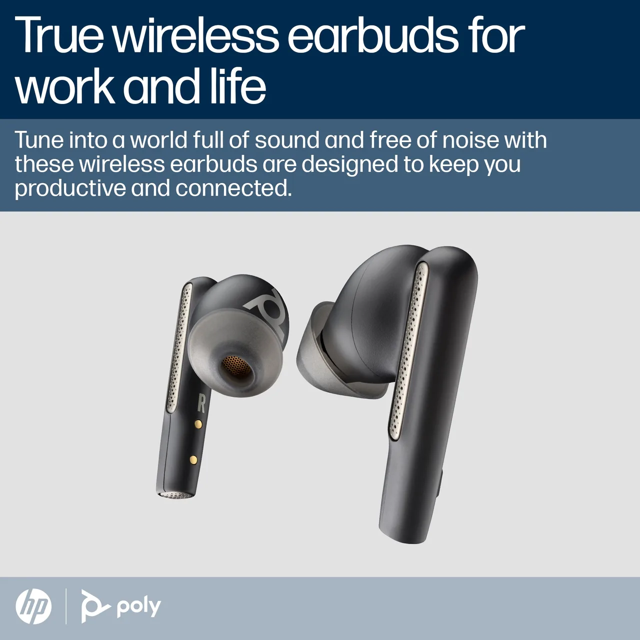 HP Poly Poly Voyager Focus 2 UC Headset +USB-A to USB-C Cable +Charging Stand