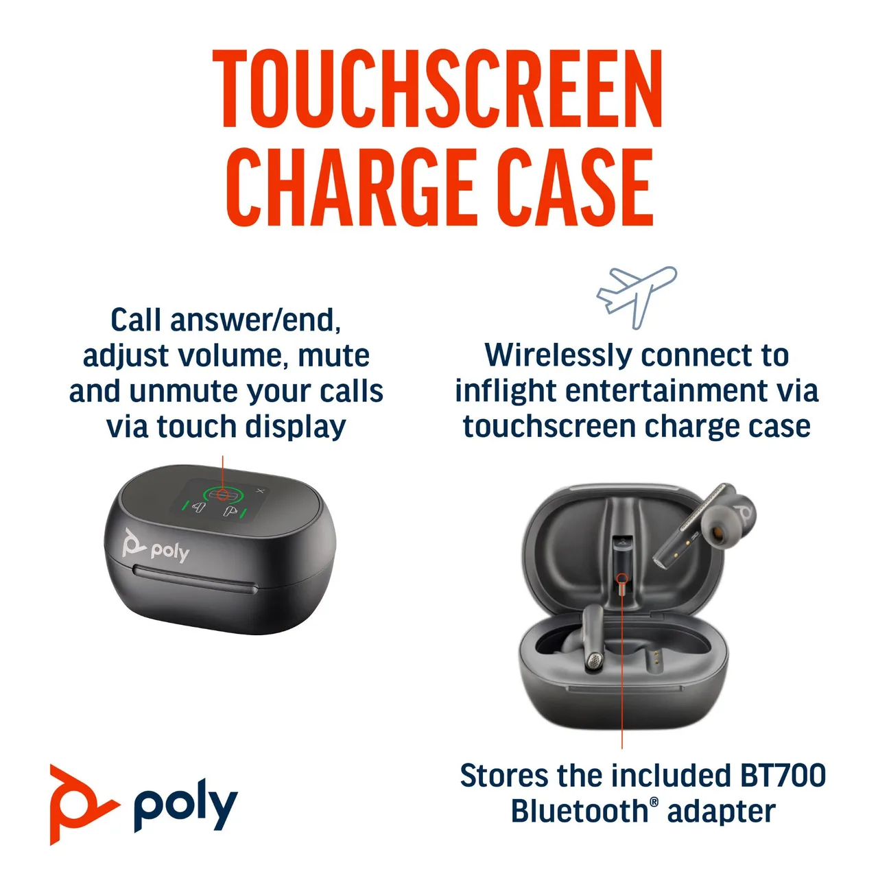 HP Poly Voyager Free 60+ UC True Wireless Earbud Stereo Earset — photo 3