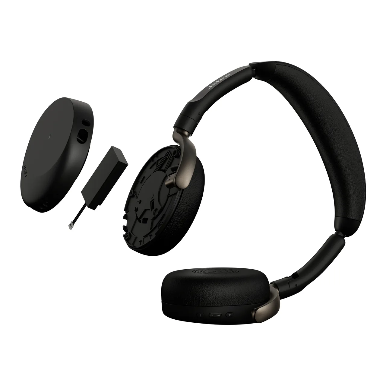 Jabra Evolve3 65 Flex UC - USB-A with Dongle - Black