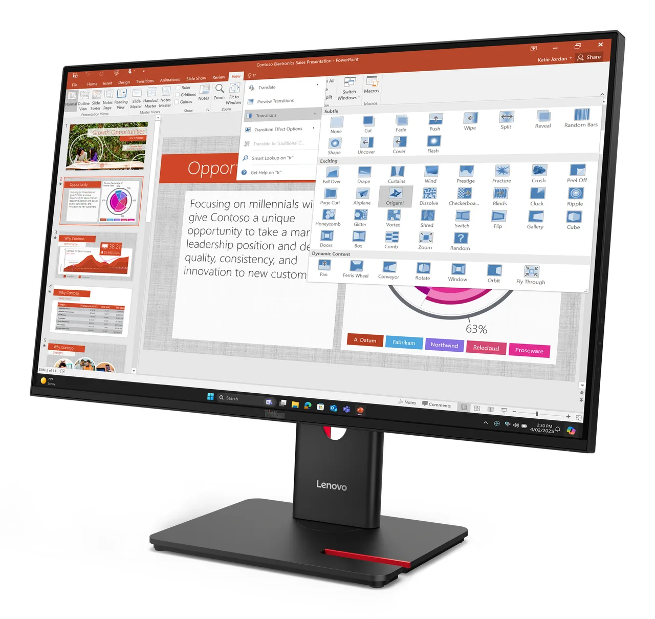 Lenovo ThinkVision T27-40 — photo 2