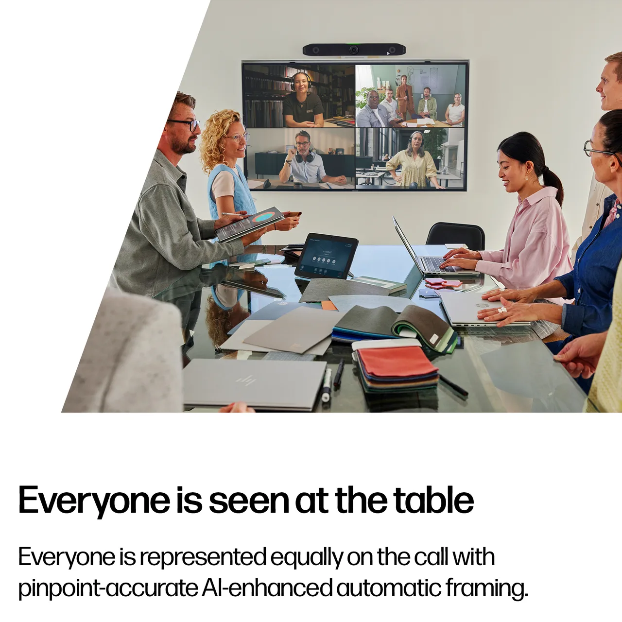 HP Poly Studio X52 All-In-One Video Bar with TC10 Controller Kit