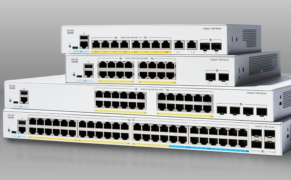 Cisco 1300X 48 Ports Manageable Ethernet Switch