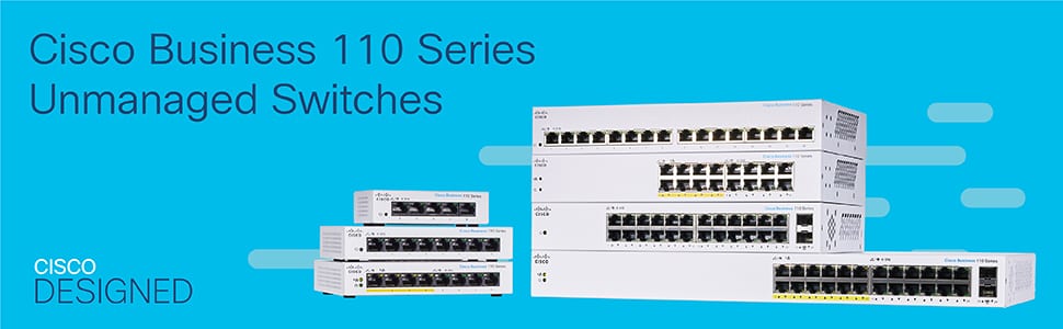 Cisco Business 110 CBS110-8PP-D 8 Ports Ethernet Switch