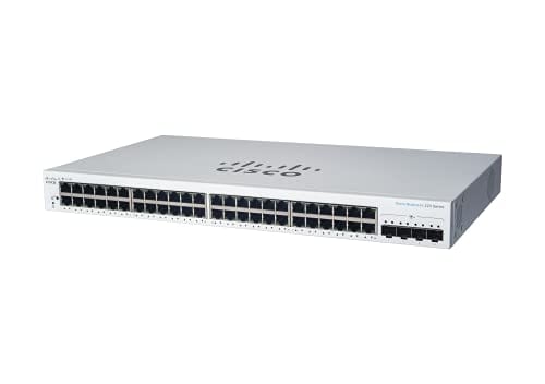 Cisco Business 220 CBS220-48FP-4X 48 Ports Manageable Ethernet Switch