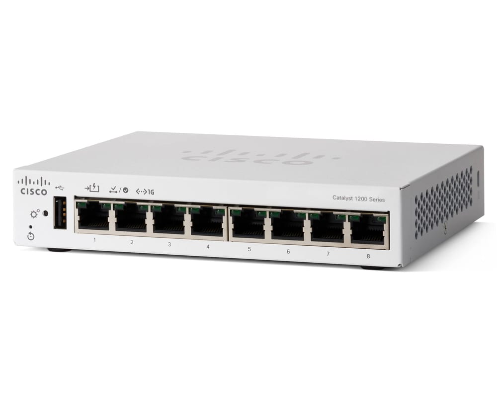 Cisco Catalyst 1200 8 Ports Manageable Ethernet Switch