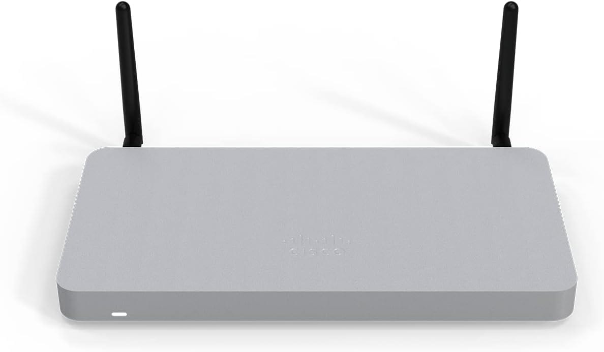 Cisco Meraki MX68W Wi-Fi 5 IEEE 802.11a/b/g/n/ac Ethernet Wireless Router