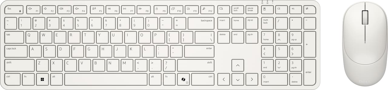 Dell Pro 5 Wireless Keyboard Mouse KM526 - Light Ash