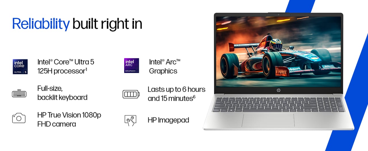 HP 15-fd2141TU (Core Ultra 5 Series 2 225U, 16GB/512GB)
