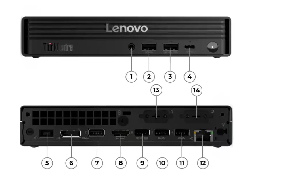 Lenovo ThinkCentre M70q Gen 6 (Core Ultra 5 225T, 16GB)