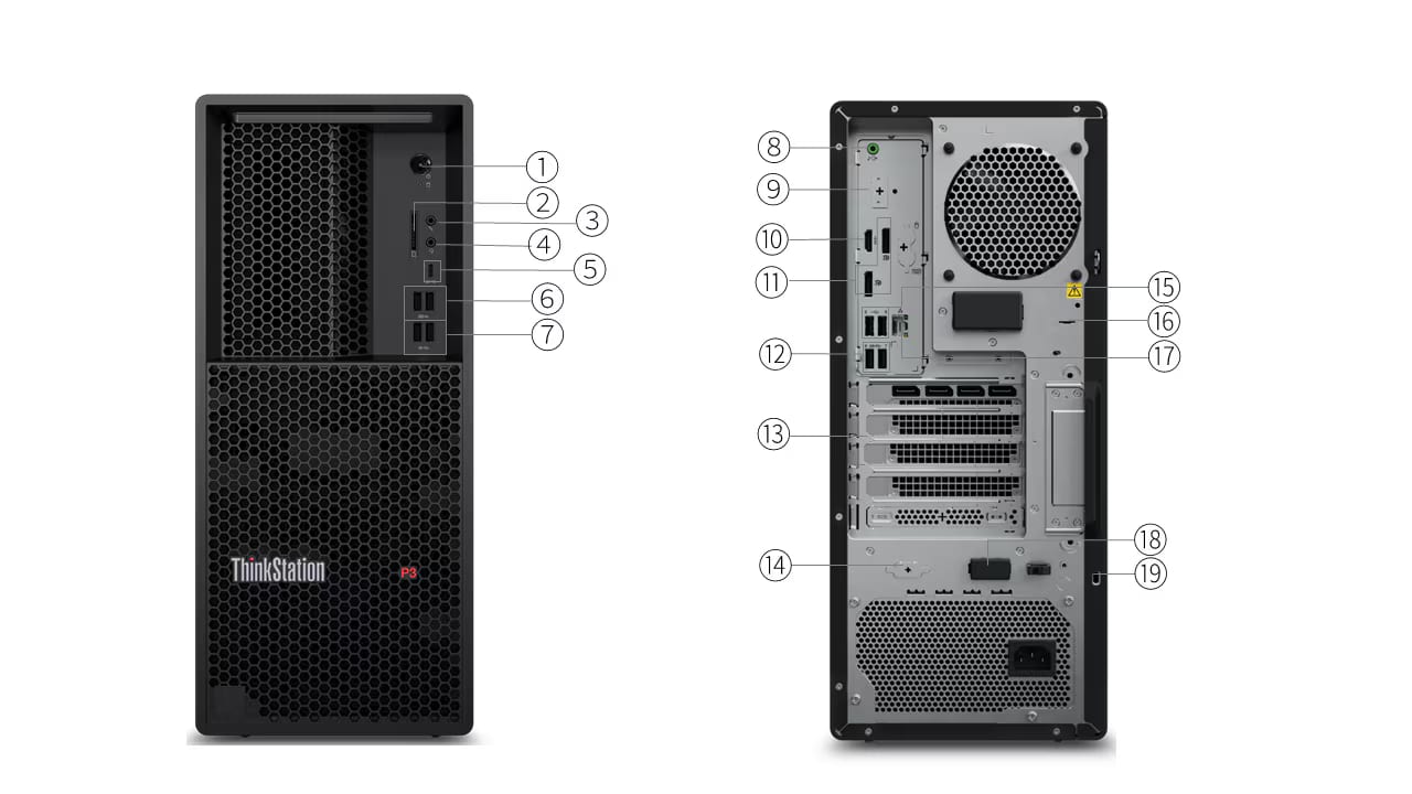 Lenovo ThinkStation P3 Gen 2 (1 x Intel Core Ultra 9 285K, 64GB/2TB HDD)