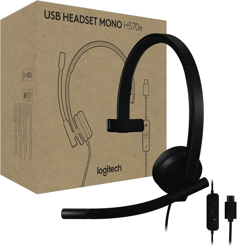 Logitech USB-C Headset H570e Mono