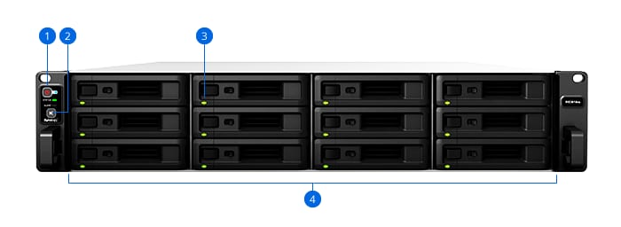 Synology RackStation 12 x Total Bays SAN/NAS Storage System