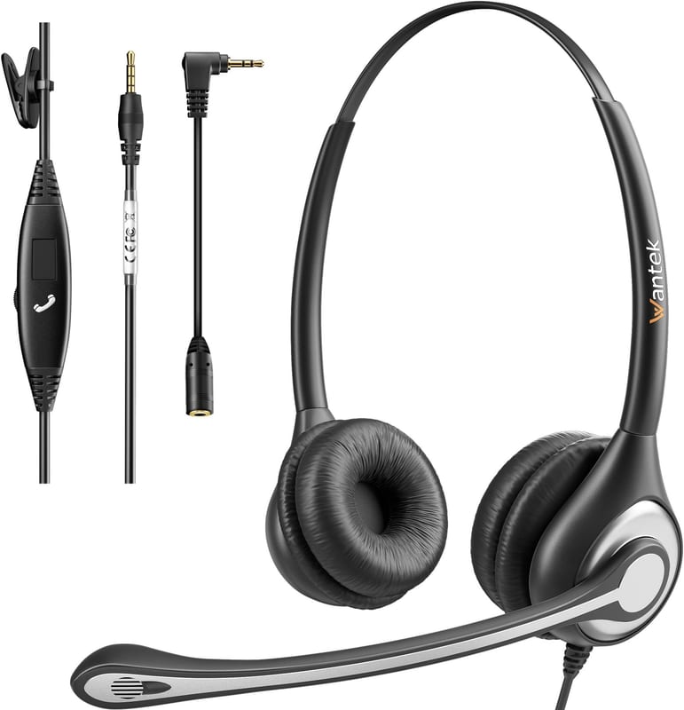 Yealink YHS34 Wired Over-the-head Mono Headset