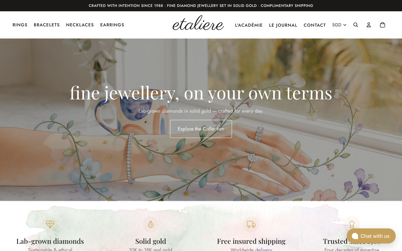 Maison etaliere — E-Commerce & Jewelry